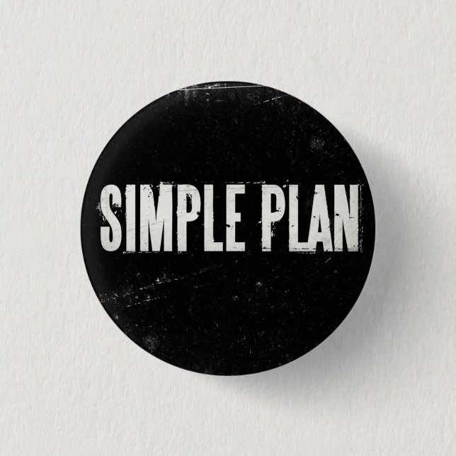 Simple Plan 3 Cm Round Badge (Front)