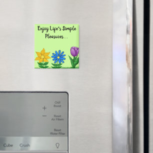 Simple Pleasures Floral Garden Magnet