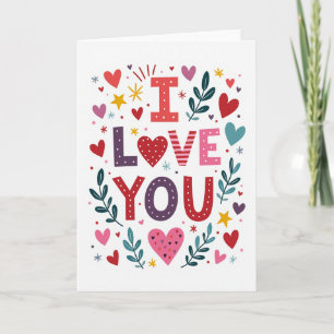 Simple Polka Dot Love Smooth Card