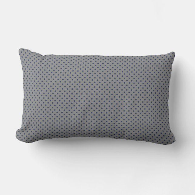 Simple Polka Dot Lumbar Cushion (Front)