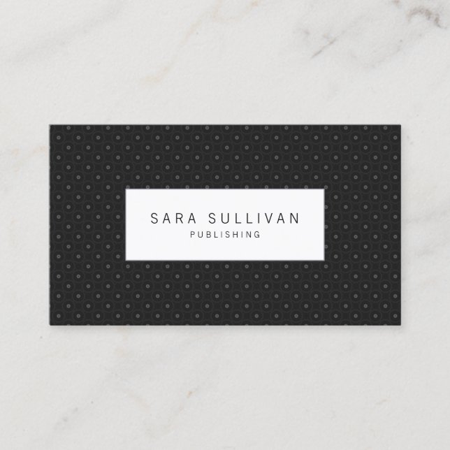 Simple Polka Dot Publishing Business Card (Front)