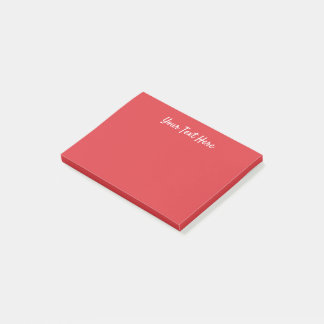 Simple Poppy solid red Post-it Notes