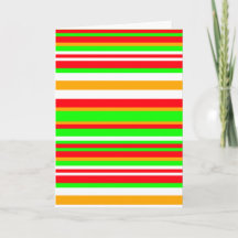 Simple Positive Vibes Celebration Stripes Pattern
