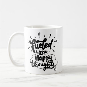 Simple Positivity Cheerful Quote Bold Typography Coffee Mug