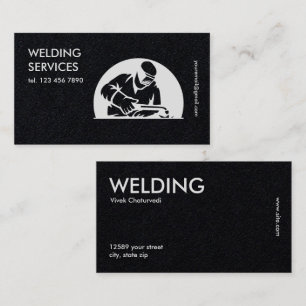 Simple Premium Welder Business Card