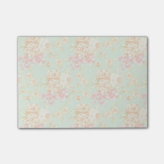 Simple Pretty Rose Print Floral Sticky Notes