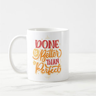Simple Productivity Daily Reminder Vibrant Quote Coffee Mug