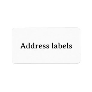 Simple Professional 2.375" x 1.25" Address Label