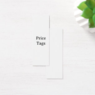 Simple Professional 3.0" x 1.0" Price Tags