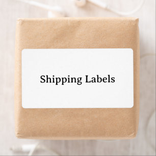 Simple Professional 3.75" x 2" Shipping