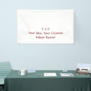 Simple Professional 3' x 5' Indoor Banner