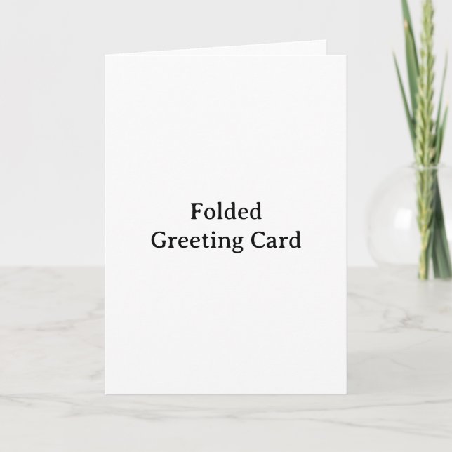 Simple Professional 5" x 7" Folded Greeting Card (Front)