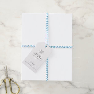 Simple Professional Branding Business Gift Tags