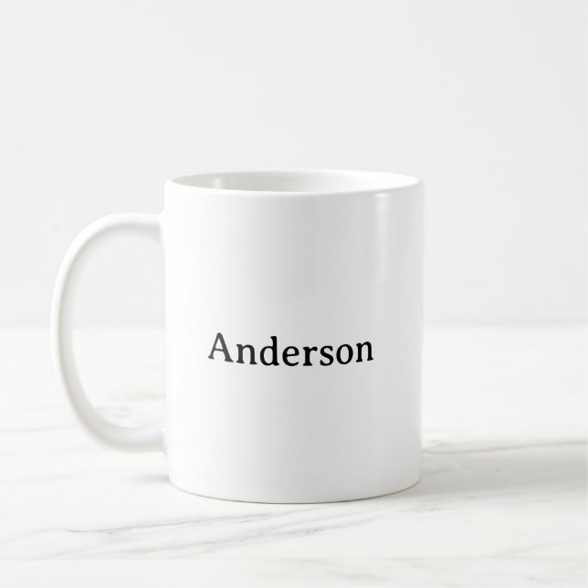 Simple Professional Business 11 oz Classic  Coffee Mug (Left)
