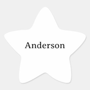 Simple Professional Business 1.5 inch Star Sticker