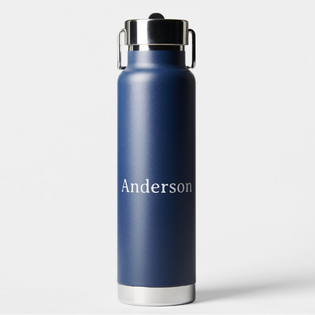Simple Professional Business 25 oz Water Bottle (Front)