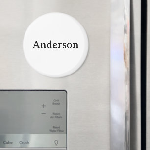 Simple Professional Business 3 Inch Circle Magnet