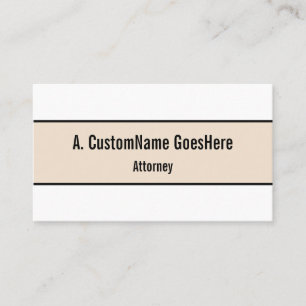 Simple Professional Business Card