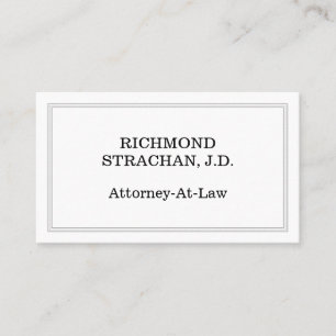 Simple, Professional Business Card