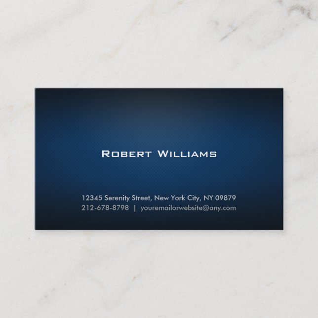 Simple Professional Business Cards (Front)