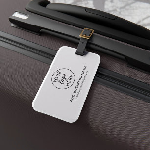 Simple Professional Business Logo Custom Luggage Tag