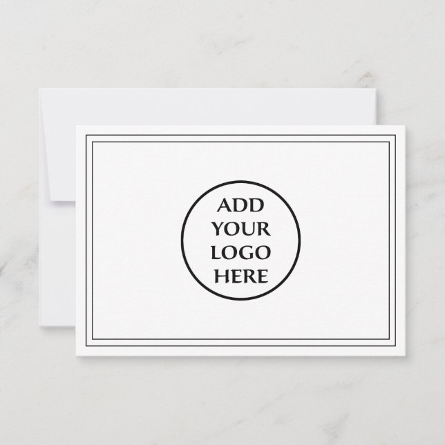 Simple Professional Business Logo Gift Certificate (Front)