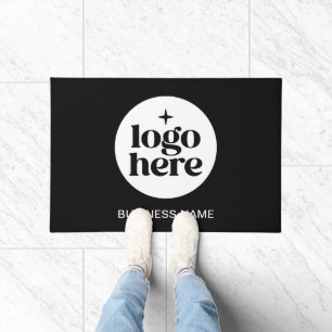 Simple Professional Business Name + Logo Doormat