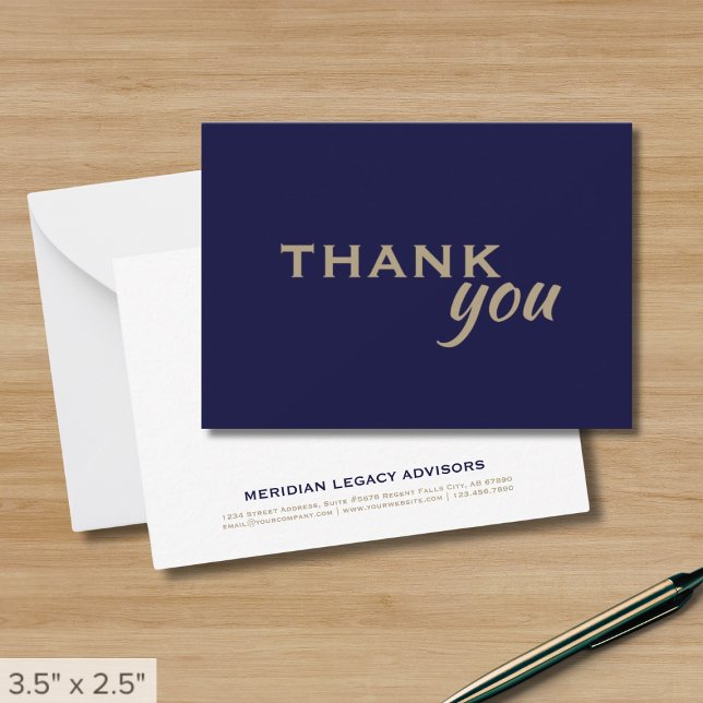 Simple Professional Business Thank You Card (Creator Uploaded)