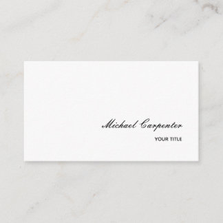 Simple Professional Calligraphy Enclosure Card