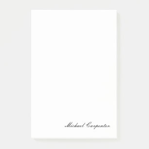 Simple Professional Calligraphy Post-it Notes
