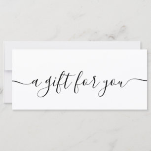 Simple Professional Chic Boutique Gift Certificate