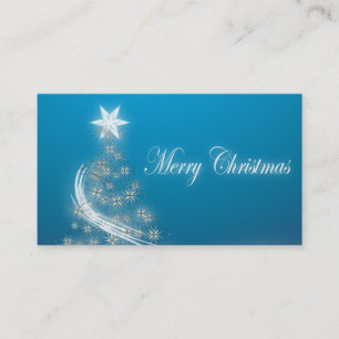 Simple Professional Christmas Promotional Business Card