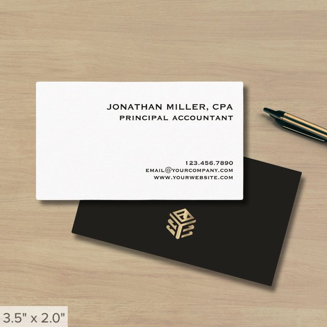 Simple Professional Classic Business Card (Creator Uploaded)