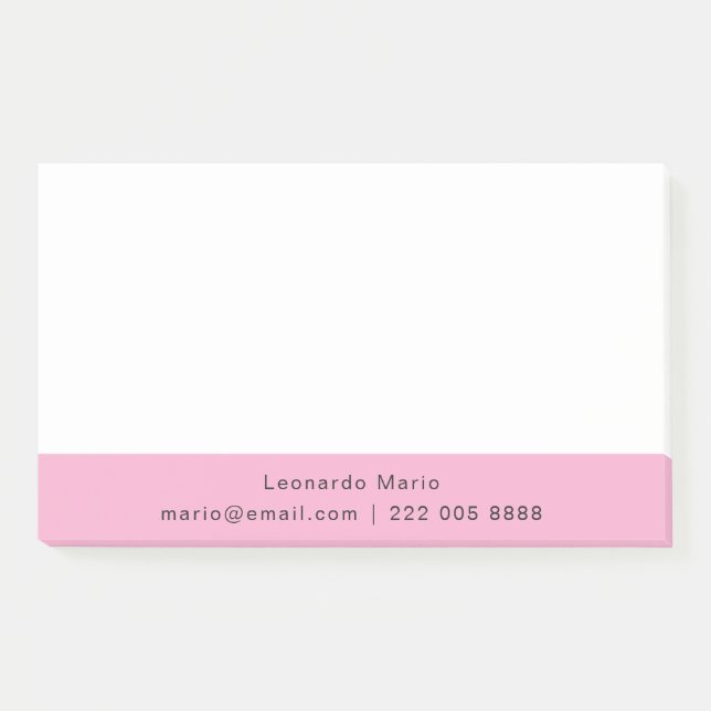 Simple Professional Clean Post-it Notes (Front)