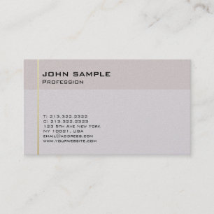 Simple Professional Elegant Consultant Luxury Business Card