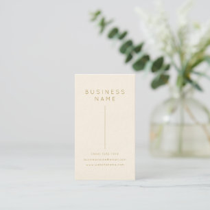 Simple Professional Elegant Employ Name Job Title Business Card