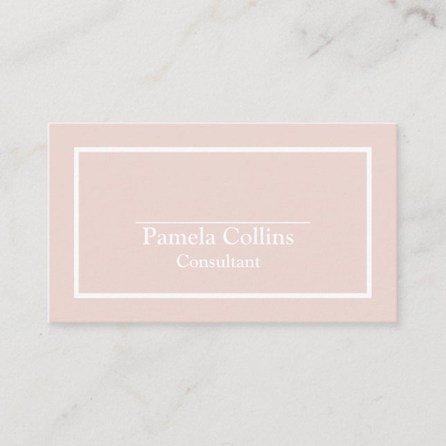 Simple Professional Elegant Modern Elegance Business Card (Front)