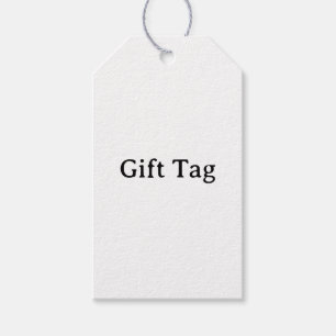 Simple Professional Grey Twine Matte Gift Tags