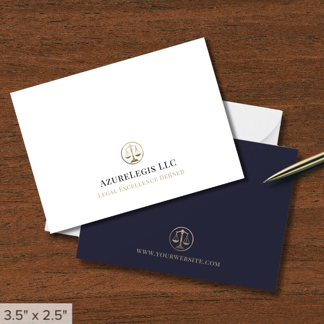 Simple Professional Lawyer Attorney Card (Creator Uploaded)