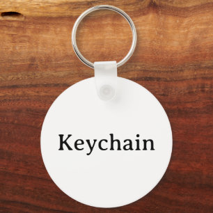 Simple Professional Metal Circle 2" Key Ring