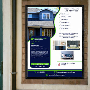 Simple Professional Modern Real Estate Promotional Poster