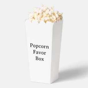 Simple Professional Popcorn 3.75" x 3.5" x 7.5" Favour Box