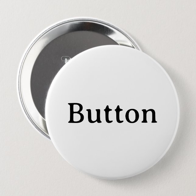 Simple Professional Round 4"  10 Cm Round Badge (Front & Back)