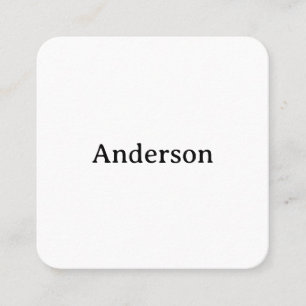 Simple Professional Rounded 2.5" x 2.5" Flat Appointment Card