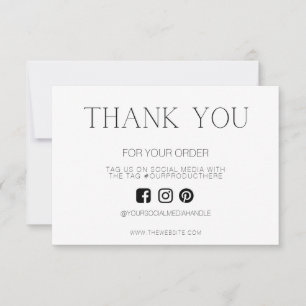 Simple Professional Thank you Custom Media Insert