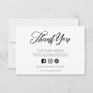 Simple Professional Thank you Custom Media Insert