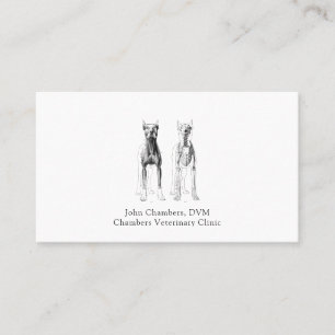Simple Professional Veterinarian Medical Business Card