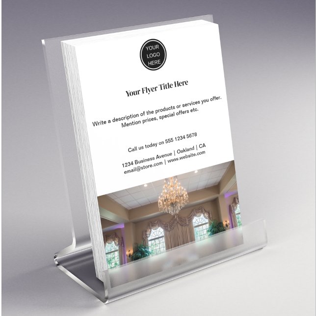 Simple Promotional Business Logo Corporate  Flyer (Creator Uploaded)