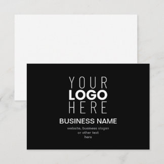 Simple Promotional Template for Your Business Logo