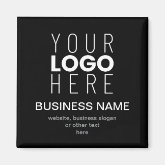 Simple Promotional Template for Your Business Logo Magnet